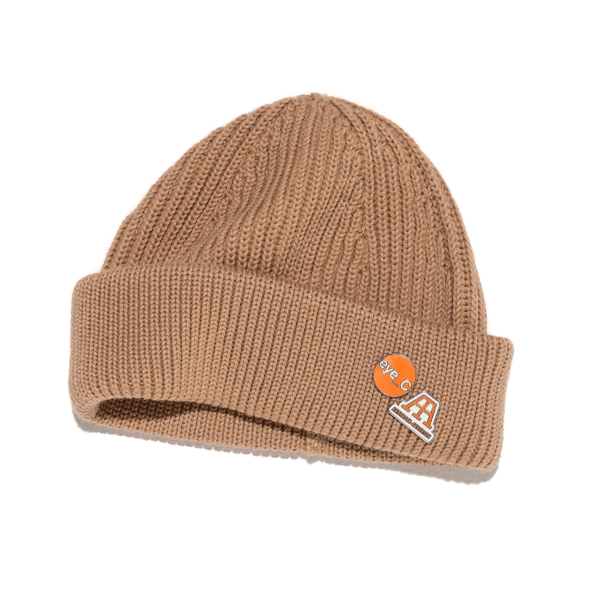 eye_C x Andersen-Andersen Double Fold Beanie 'Camel — eye_C